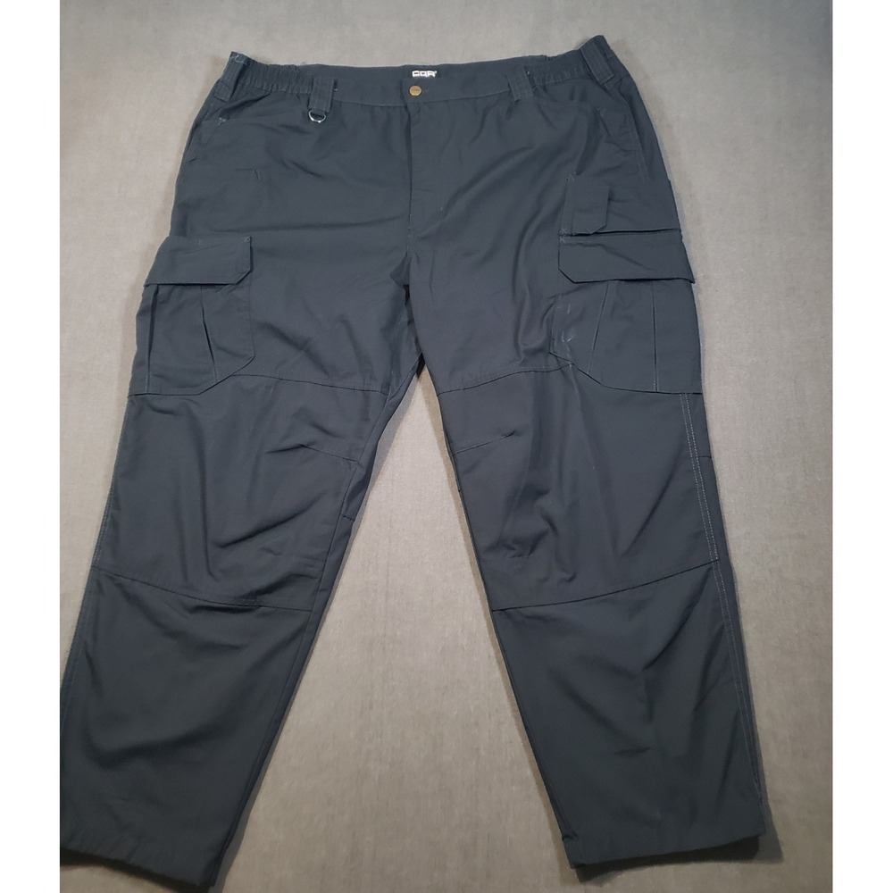 CQR Tactical Cargo Pants Mens 46x30 Navy Blue Ripstop Work Outdoor Utility